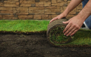 Laying sod for NJ house