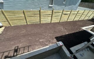 Gloucester County NJ sod installation prep with graded soil ready for fresh sod delivery and lawn installation